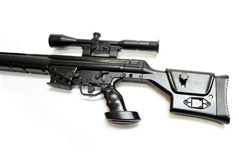 Rifles Model Sniper Rifle Heckler Koch PSG On A Scale Of Buy