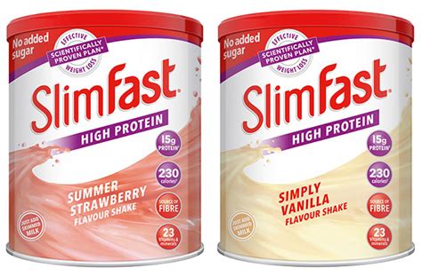 It involves combining two meal replacement shakes with one calorie controlled meal and three low calorie snacks daily. The SlimFast Diet: Does SlimFast work? - goodtoknow