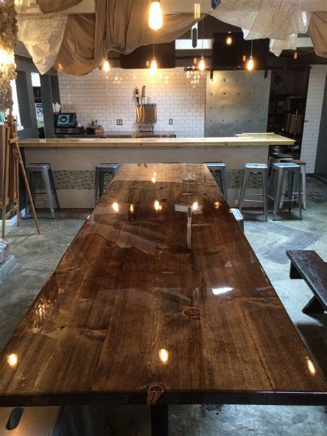 The strips are made of pine which is extremely soft and sands easily. Bar Top Epoxy Customer Testimonials