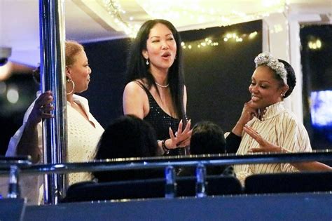 Kimora Lee Simmons And Queen Latifah On A Luxurious Yacht In St Barts 12 31 2023 • Celebmafia