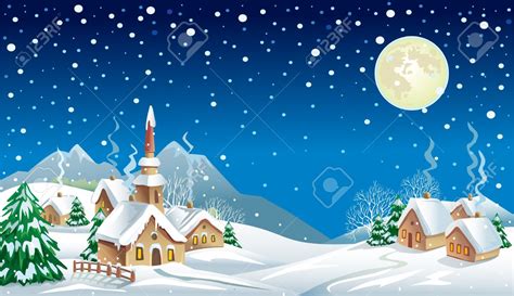 Christmas Night Scene Clipart 20 Free Cliparts Download Images On