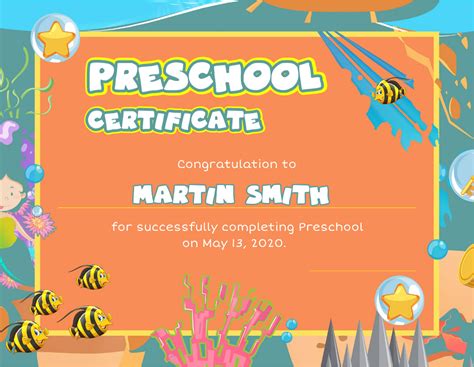 Preschool Certificates Diy Preschool Preschool Graduation Graduate