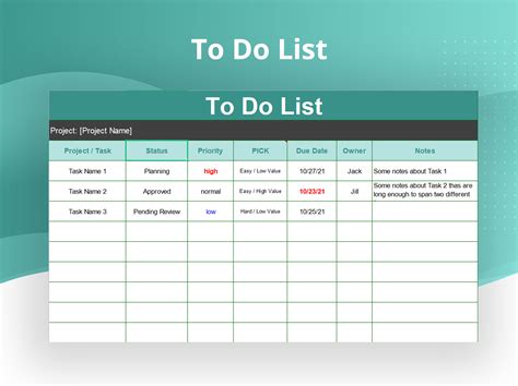Excel Of To Do List Xlsx Wps Free Templates Vrogue Co