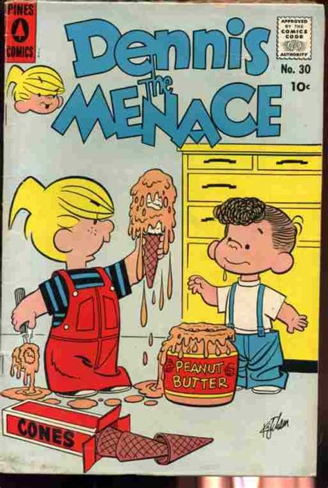 Dennis The Menace No 301958 Comic 10c Hank Ketcham Vintage Comic Books Vintage Cartoon