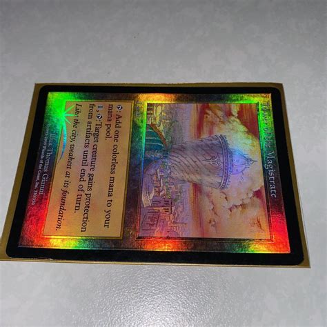 Mtg Tower Of The Magistrate Mmq Foil English Magic The Gathering