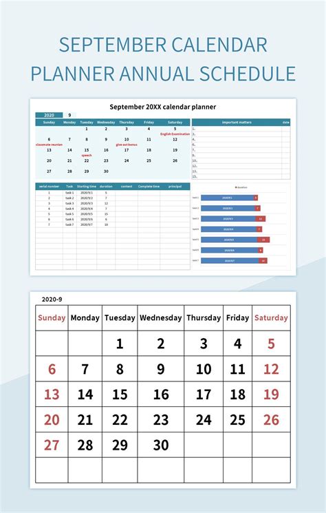 Excel Monthly Calendar Template