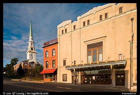 Picturephoto Penobscot Theater And Church Bangor Maine Usa
