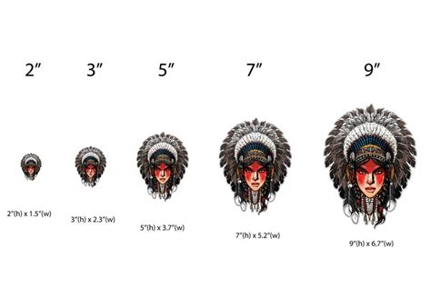 Indigenous Women Awareness Native Indian American Pretty Girl With Tribal Headdress Vinyl