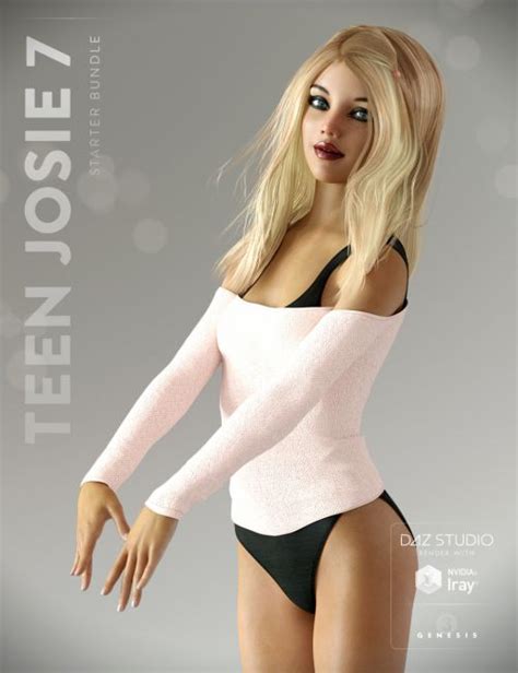 Teen Josie 7 Starter Bundle 3d Models For Poser And Daz Studio