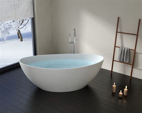 About 79% of these are a wide variety of freestanding modern bathtubs options are available to you, such as project solution. Badeloft - UPC Cert, Modern, Oval, Stone Resin ...