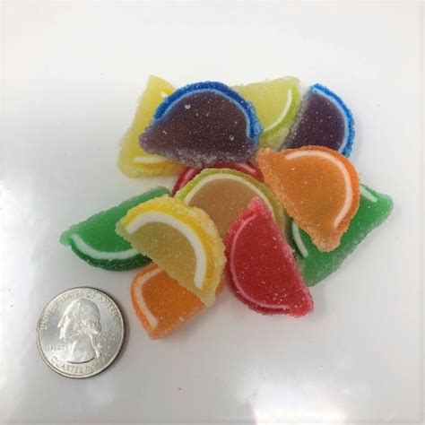 Cavalier Candies Fruit Slices Miniature Assorted Flavors 5 Pounds 5