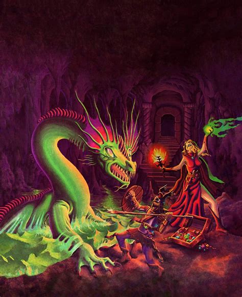 1981 Basic Dungeons And Dragons Cover Art Erol Otus Dungeons And
