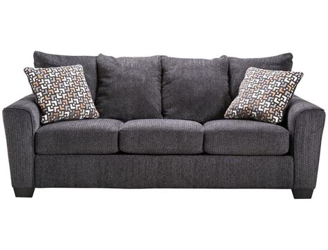 Get special sales to help save money on your sleeper sofa! Slumberland | Flanders Collection - Slate Queen Sleeper ...