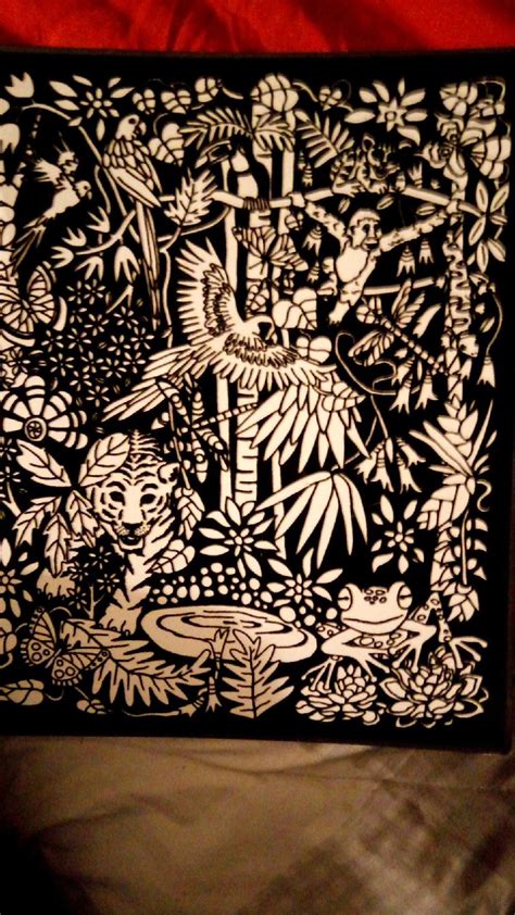 Adult Coloring Pages Pyrography Tapestry Person Home Decor Art