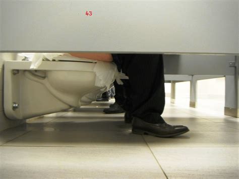 Sitting In The Stall Well Protected Ass On The Bowl Flickr