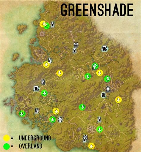 Greenshade Skyshards Skyshards Collection Guide Elder Scrolls