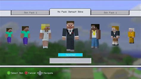 Minecraft Xbox 360 Edition Skin Pack 1 Review Youtube Youtube