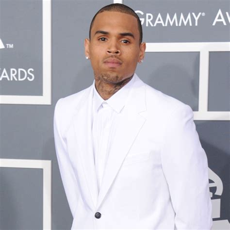 Chris Brown Hits Grammys Red Carpet Post Car Crash