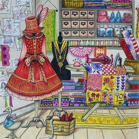 Coloring tips coloring books coloring pages hanna karlzon colored pencils romantic watercolor photo and video country. Romantic Country Coloring Book - Cocot The Land of ...