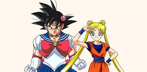 This Dragon Ball Z And Sailor Moon Crossover Art Is Incredible — Geektyrant