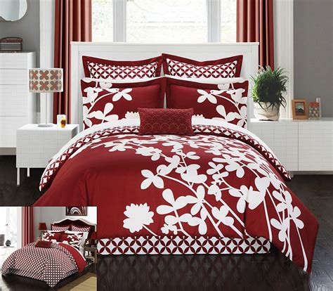 Queencomfortersetsdeal.com/ queen comforter sets are usually great for any queen beds. Chic Home 7 Piece Iris Reversible Large Scale Floral ...