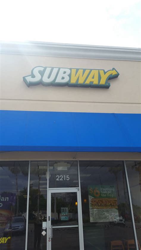 Subway Restaurants 2215 60th Ave E Ellenton Fl 34222 Usa