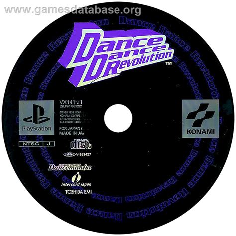 Dance Dance Revolution Extra Mix Sony Playstation Artwork Disc
