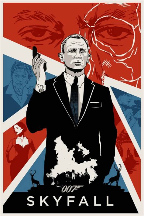 Skyfall Fan Made Poster James Bond Movies James Bond Movie Posters