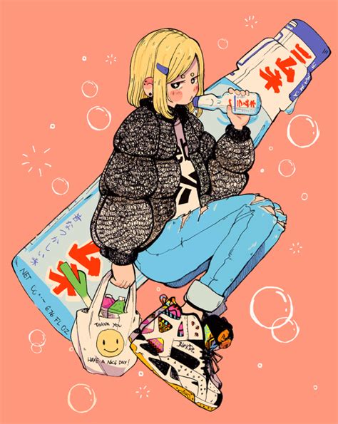 Ramune Drink Kawaii Art Illustration Art Art