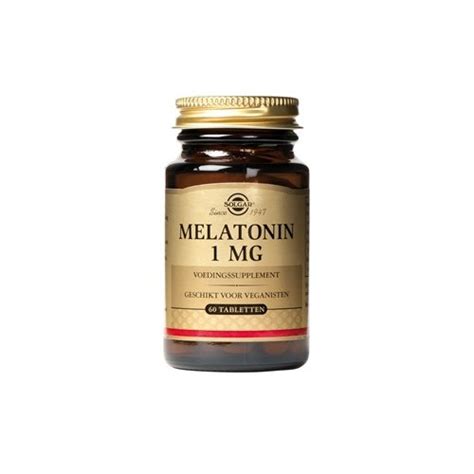 Die besten melatonin tabletten im vergleich. Melatonin 1 mg Solgar 60 tabletten kopen - Gezondheid aan huis