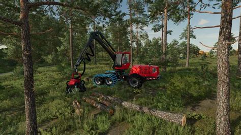 Extended Wood Harvester Cutting V1 0 FS22 Farming Simulator 22 Mod