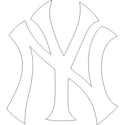 Select from 33504 printable crafts of cartoons nature animals bible and many more. Yankees Logo Coloring Pages | Yankees birthday party ...