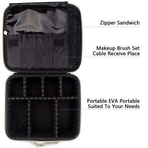Luxury Makeup Bag With Compartments Literacy Basics