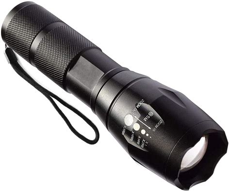 1 Pack Single Mode Led Flashlights Super Bright 1000 Lumen Zoomable