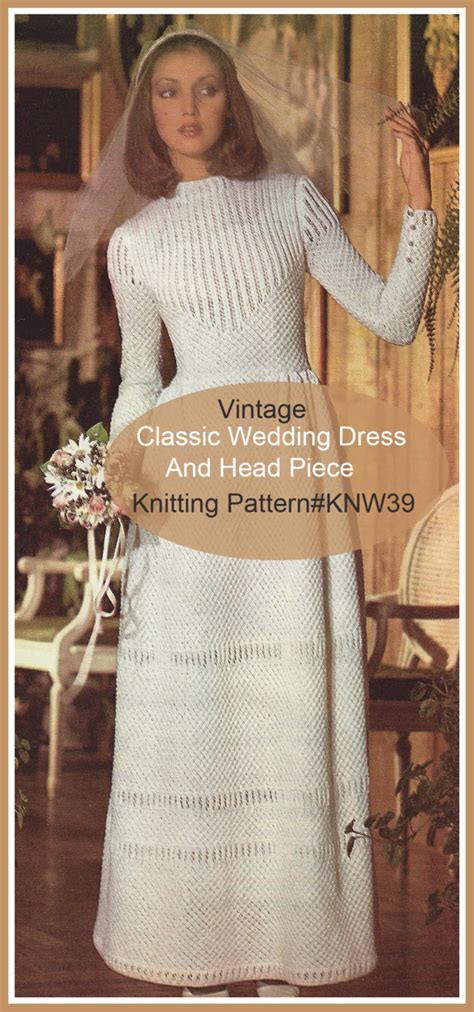 Etsy uses cookies and similar technologies to give you a better experience, enabling things like Wedding Dress Knitting Pattern Vintage Bridal Dress ...