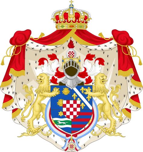 CoA of the Kingdom of Croatia by TiltschMaster | Croatian flag, Coat of