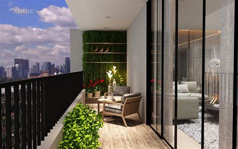 Minimalistic Modern Balcony Condominium Design Ideas And Photos Malaysia