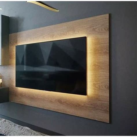 Rectangular Wall Mounted Wooden Led Panel Tv Cabinet For Home Rs 300