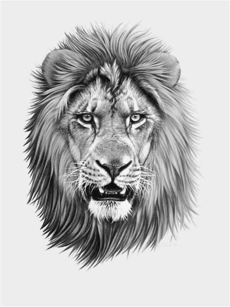 Pin De Sasi Tattoos Em Animals Tatuagens De Leão Leão Preto E Branco