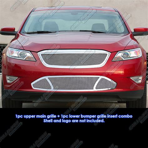 Compatible With 2009 2011 Ford Taurus Sho Stainless Steel Mesh Grille