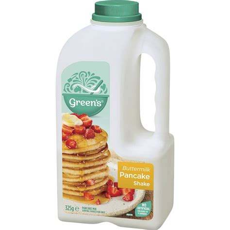 Greens Pancake Mix Buttermilk Shake 325g Woolworths