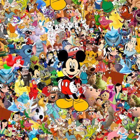 Download Free 100 Disney Character Collage