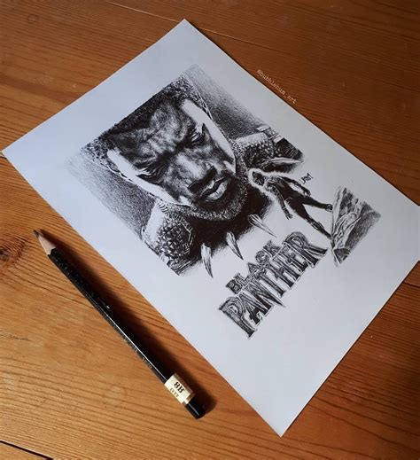How to turn words black panther into cartoon подробнее. bubblehum_art — Pencil drawing of Chadwick Boseman as...