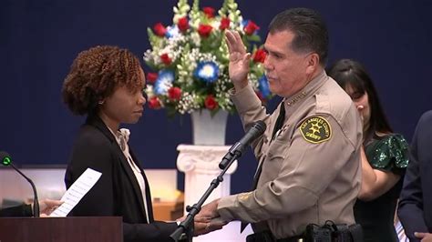 Live Robert Luna Sworn In As New La County Sheriff Youtube