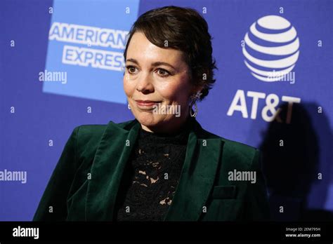 Palm Springs Ca Usa January 03 Actress Olivia Colman Wearing Chopard Earrings And Rings