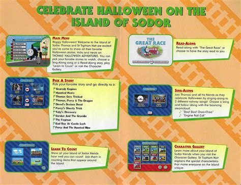 Thomas Halloween Adventures Booklet Inside By Jack1set2 On Deviantart