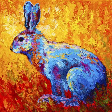 Jackrabbit Painting By Marion Rose Pixels