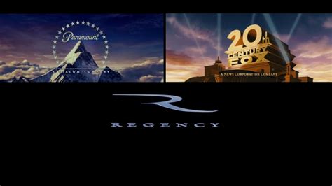 Paramount Pictures 20th Century Fox Regency Enterprises Youtube