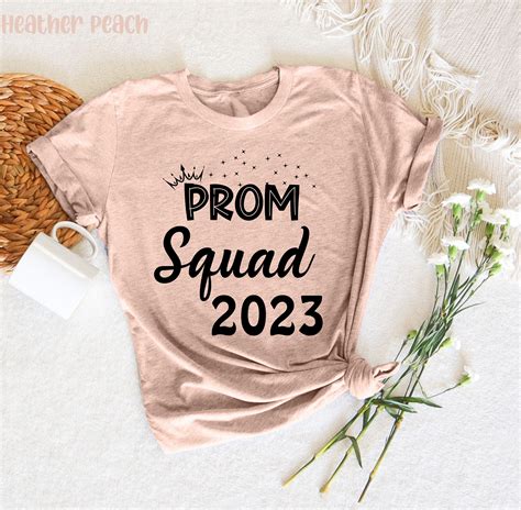 Prom Squad Senior 2023 Prom Graduation T Shirt 2023 Grad Etsy