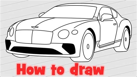 How To Draw A Bentley Step By Step Ladyathertoilettepainting